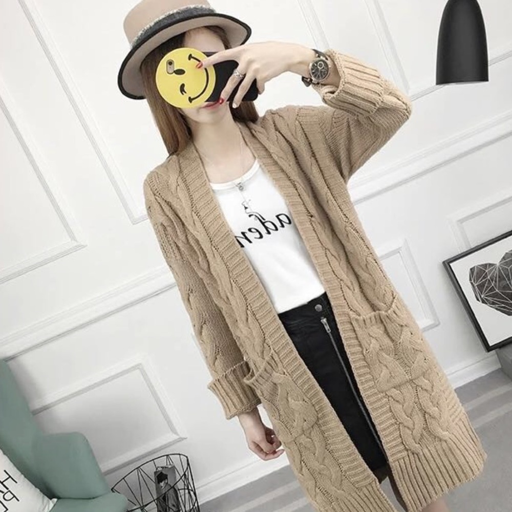 50% SALE! 🎉Chunky twisted sleeves Long Sweater 🎉
